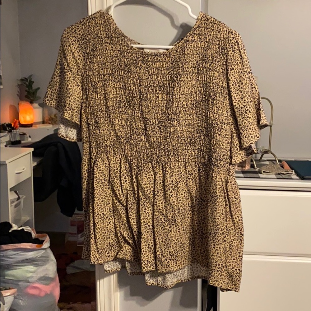 Leopard blouse